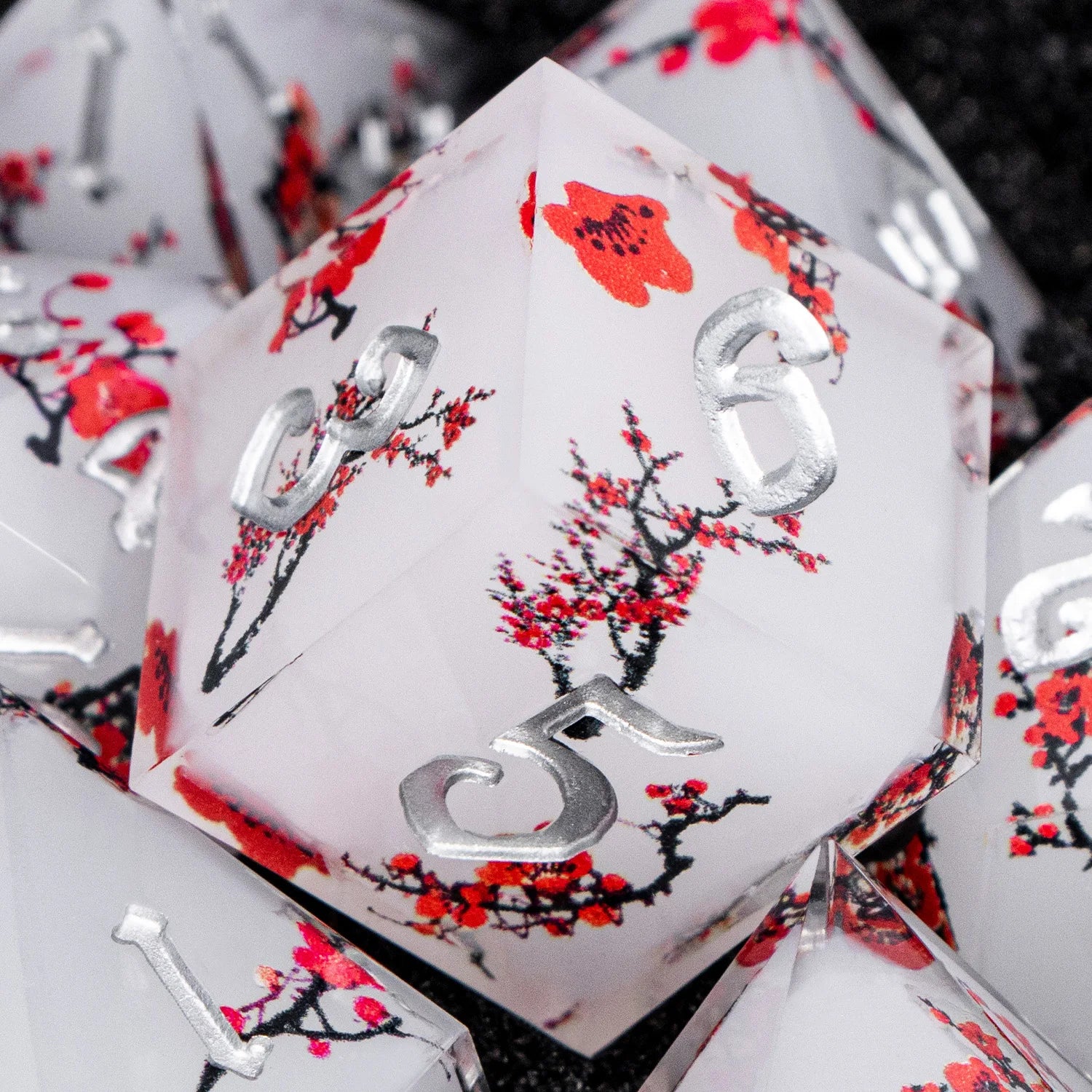 Arcane Halo – Resin 7‑Piece Dice Set