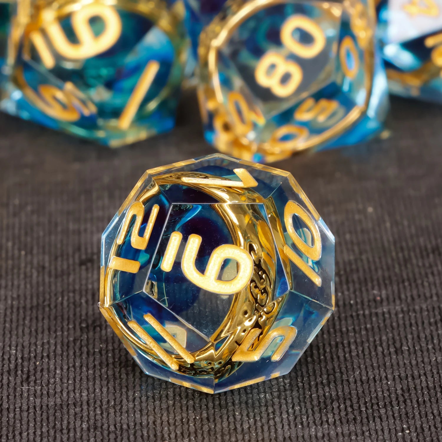 Shadewarden – Liquid‑Core 7‑Piece Dice Set