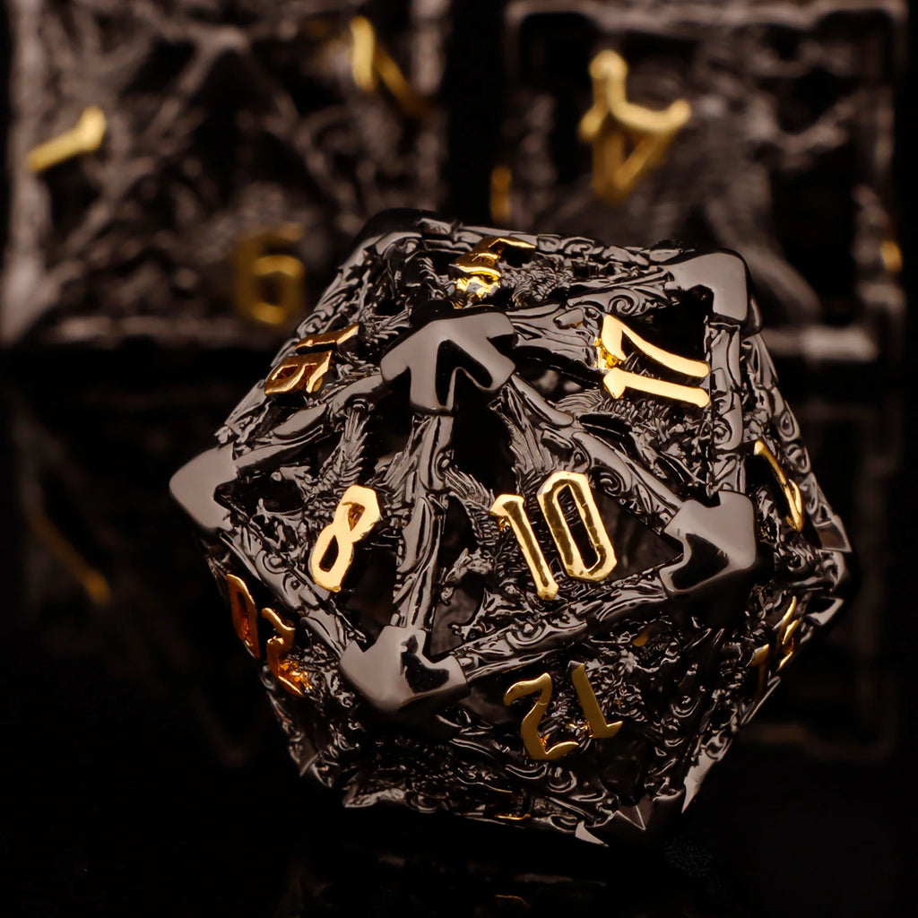 Shadewarden – Liquid‑Core 7‑Piece Dice Set