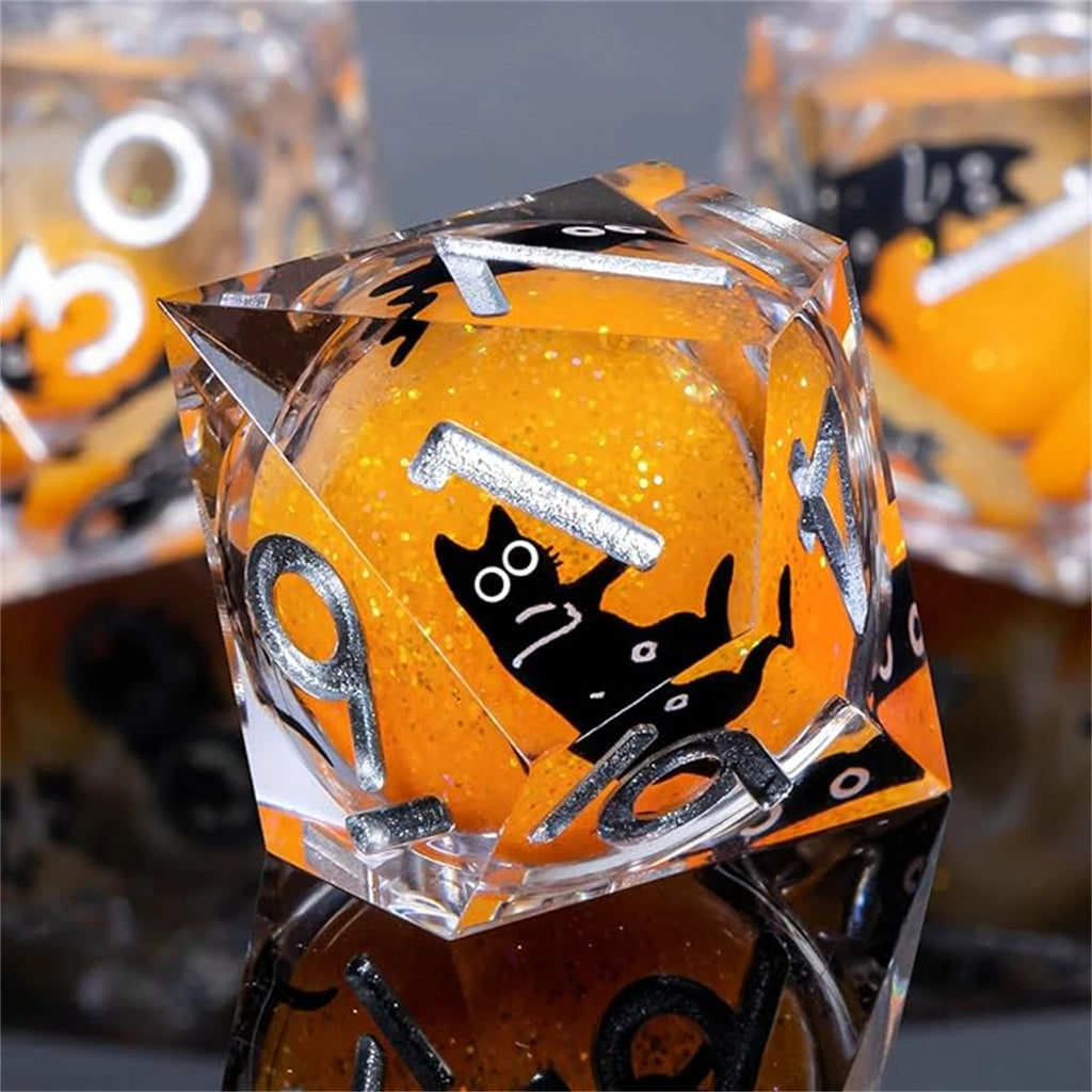 Arcane Spire – Liquid‑Core 7‑Piece Dice Set