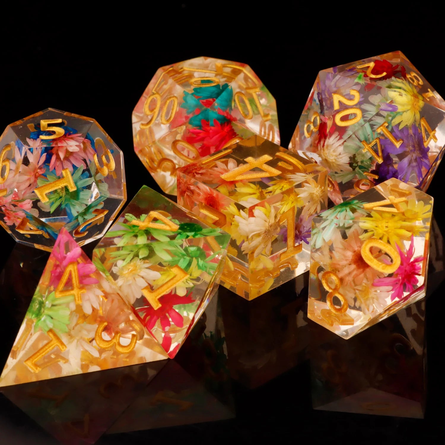 Shadewarden – Liquid‑Core 7‑Piece Dice Set