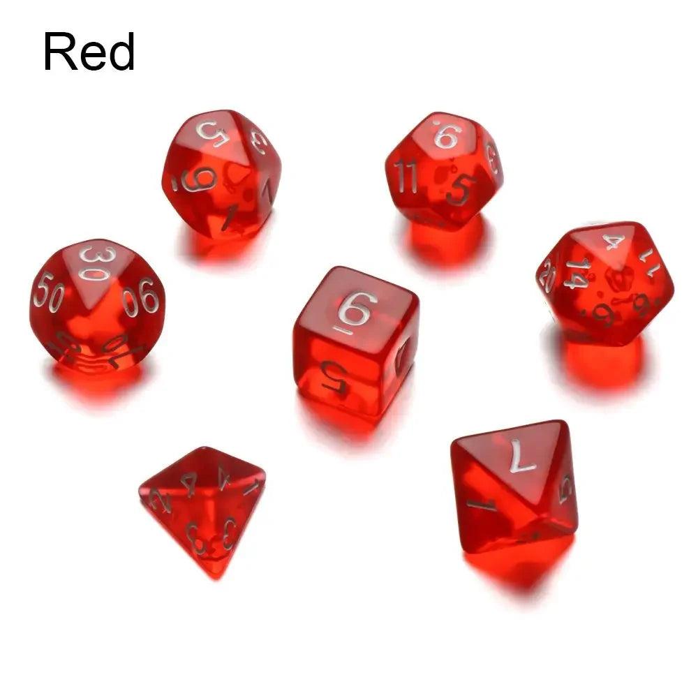 Infernal Aegis – 7‑Piece Dice Set