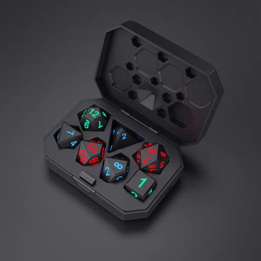 Mystic Veil – 7‑Piece Dice Set