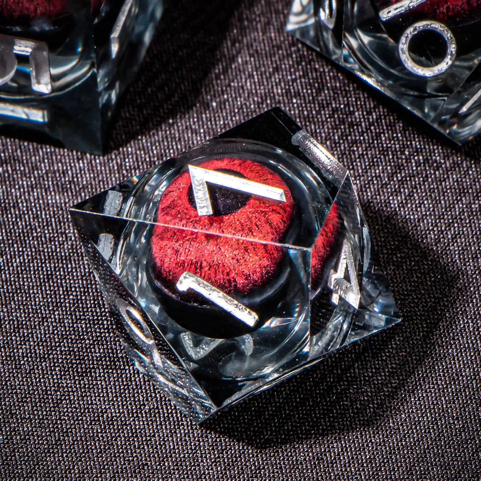 Shadowspire – Metal 7‑Piece Dice Set