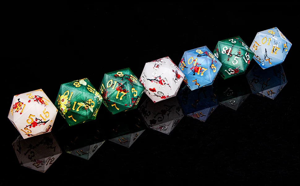 Arcane Pulse – 7‑Piece Dice Set