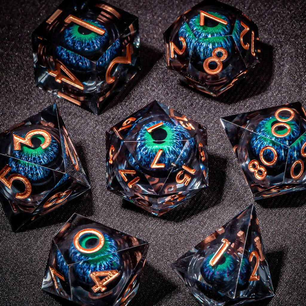 Shadewarden – Liquid‑Core 7‑Piece Dice Set