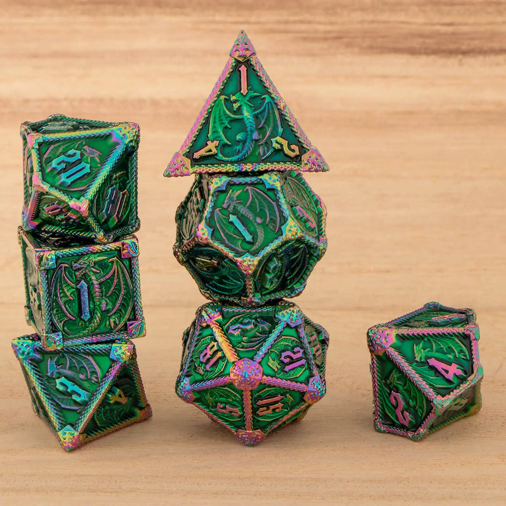 Ethereal Forge – 7‑Piece Dice Set
