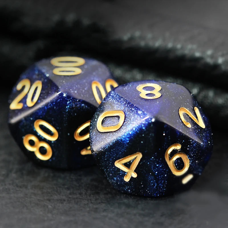 Ethereal Ward – 7‑Piece Dice Set