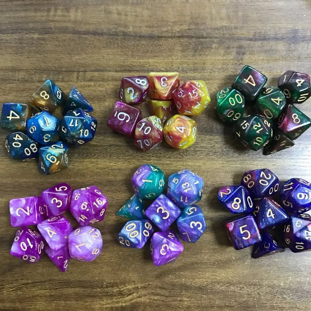 Infernal Aegis – 7‑Piece Dice Set