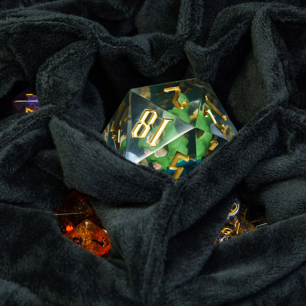 Ethereal Crest – Drawstring Dice Bag
