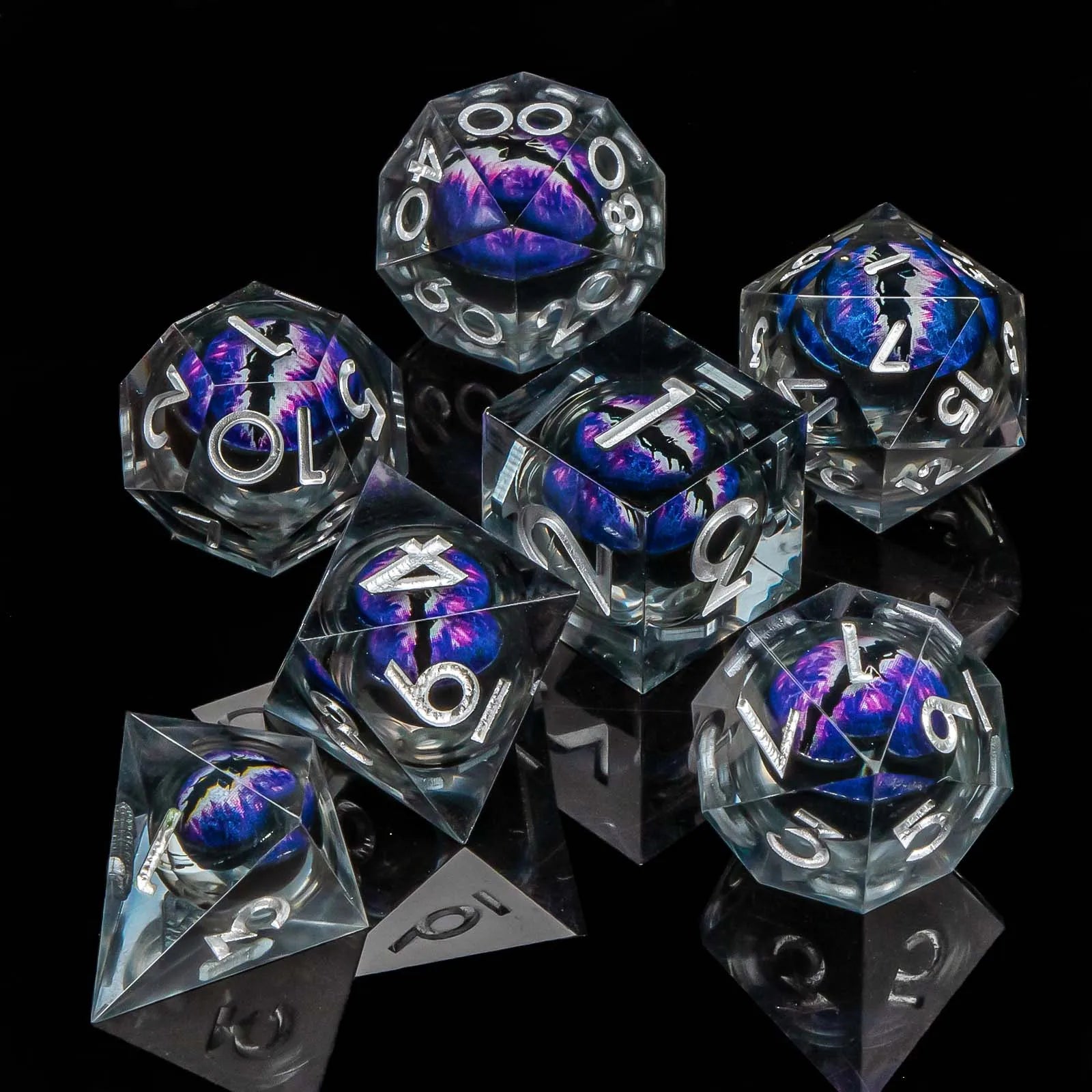 Shadewarden – Liquid‑Core 7‑Piece Dice Set