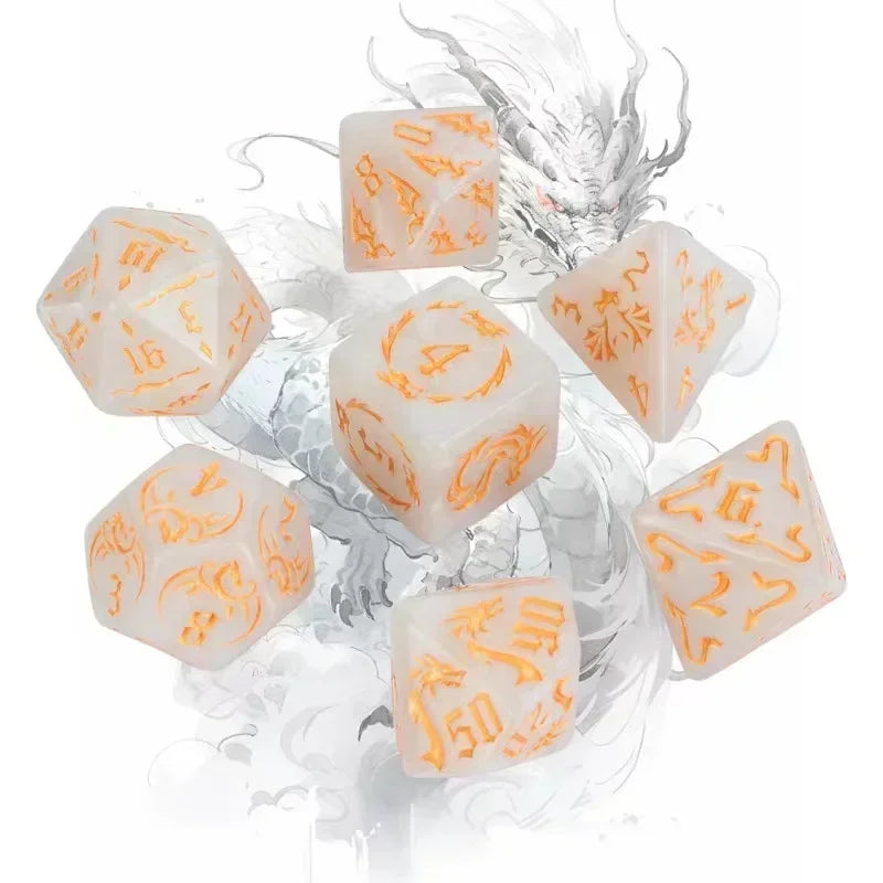 Ethereal Prism – 7‑Piece Dice Set