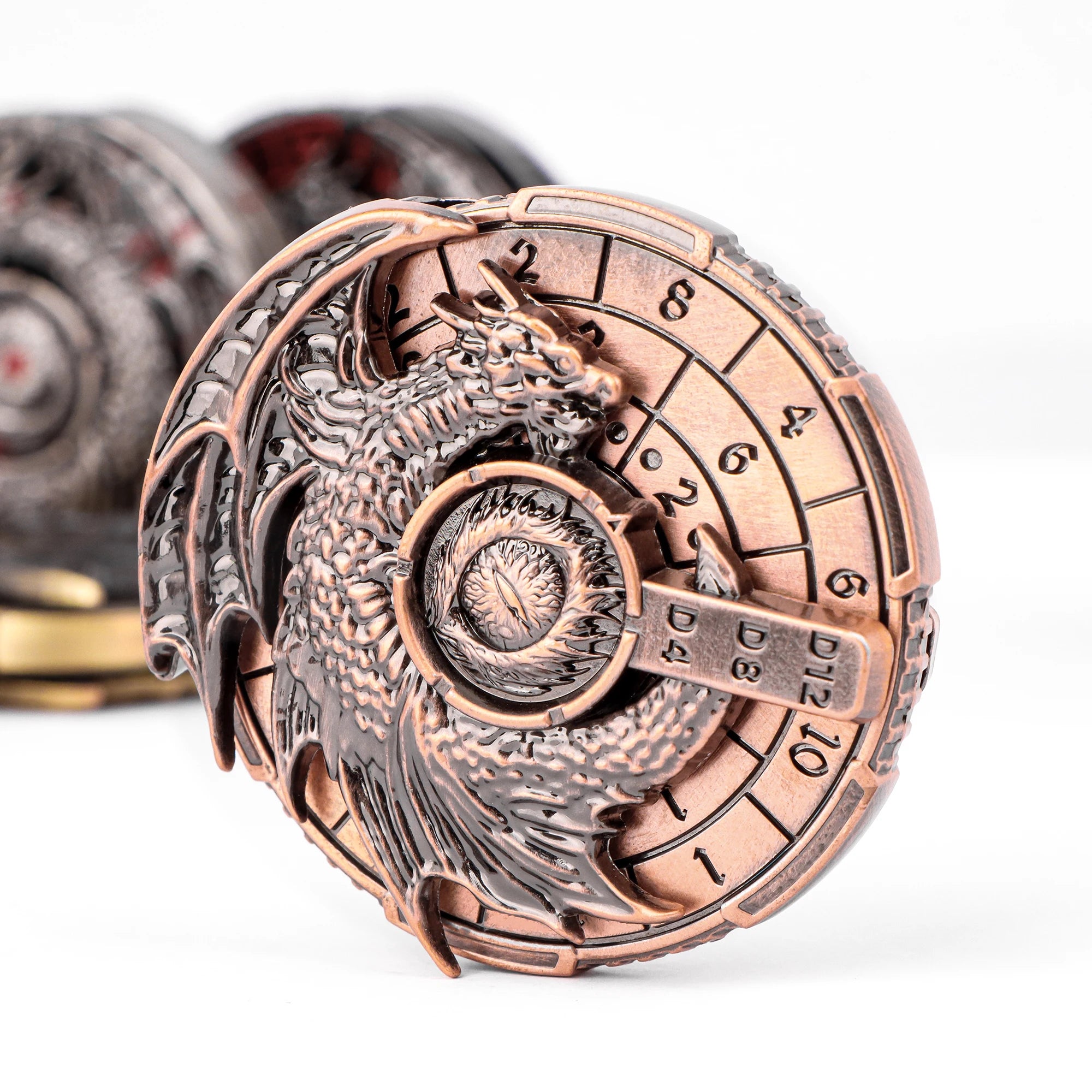 Golden Forge 7-in-1 Spinner Dice Set