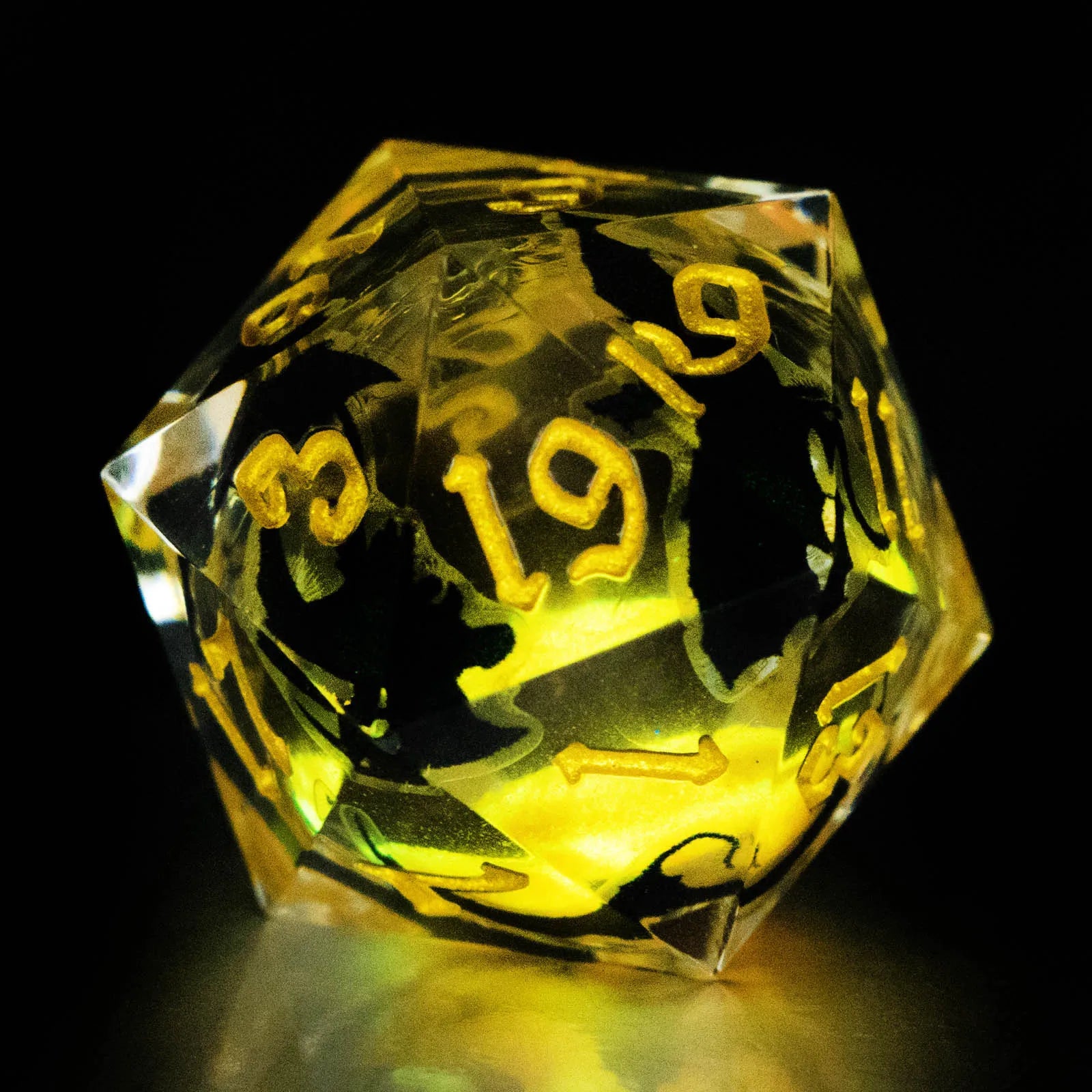 Voidwhisper – Liquid‑Core 7‑Piece Dice Set