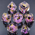 Arcane Spire – Liquid‑Core 7‑Piece Dice Set