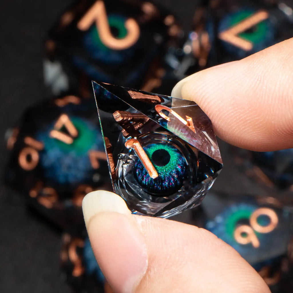 Shadewarden – Liquid‑Core 7‑Piece Dice Set