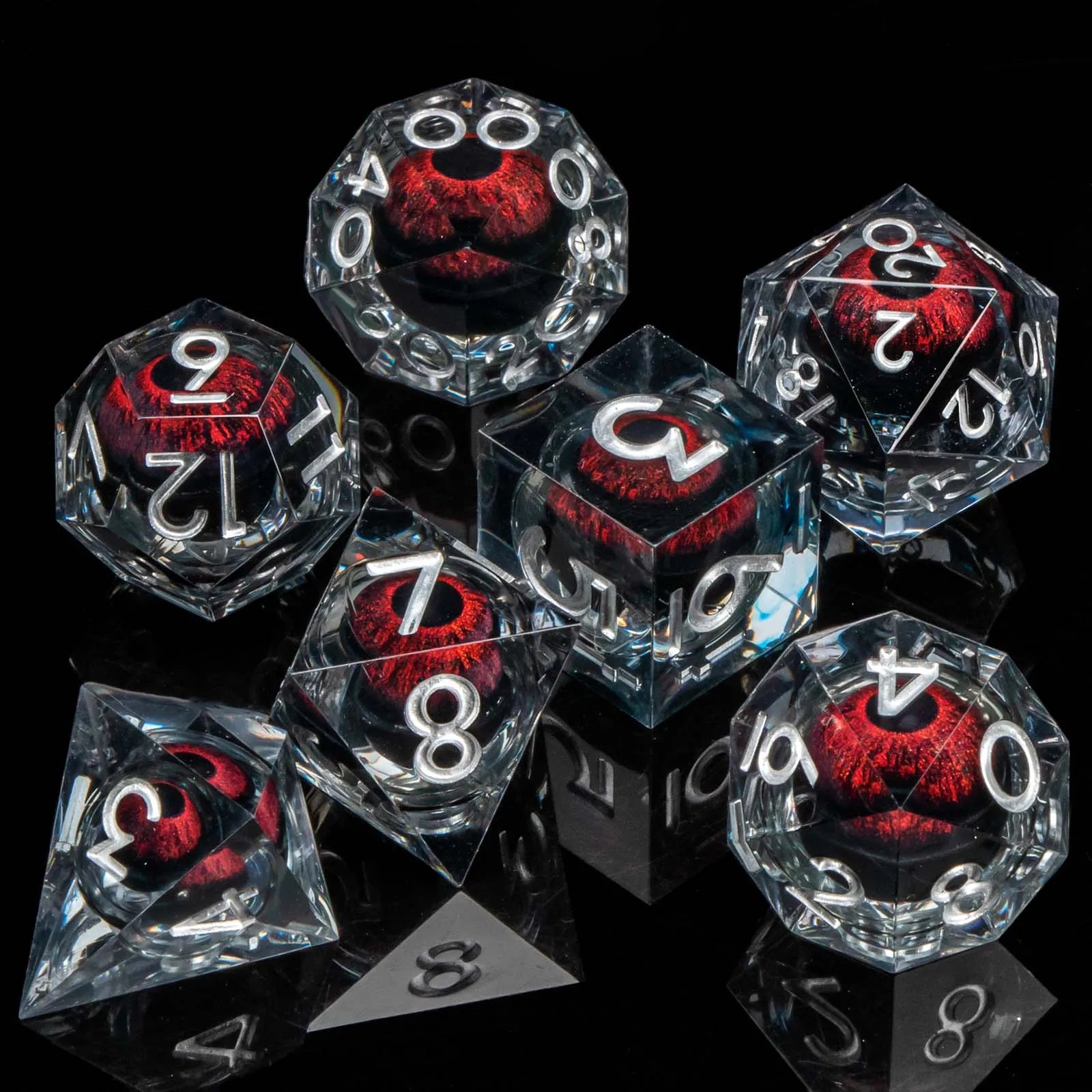Shadewarden – Liquid‑Core 7‑Piece Dice Set