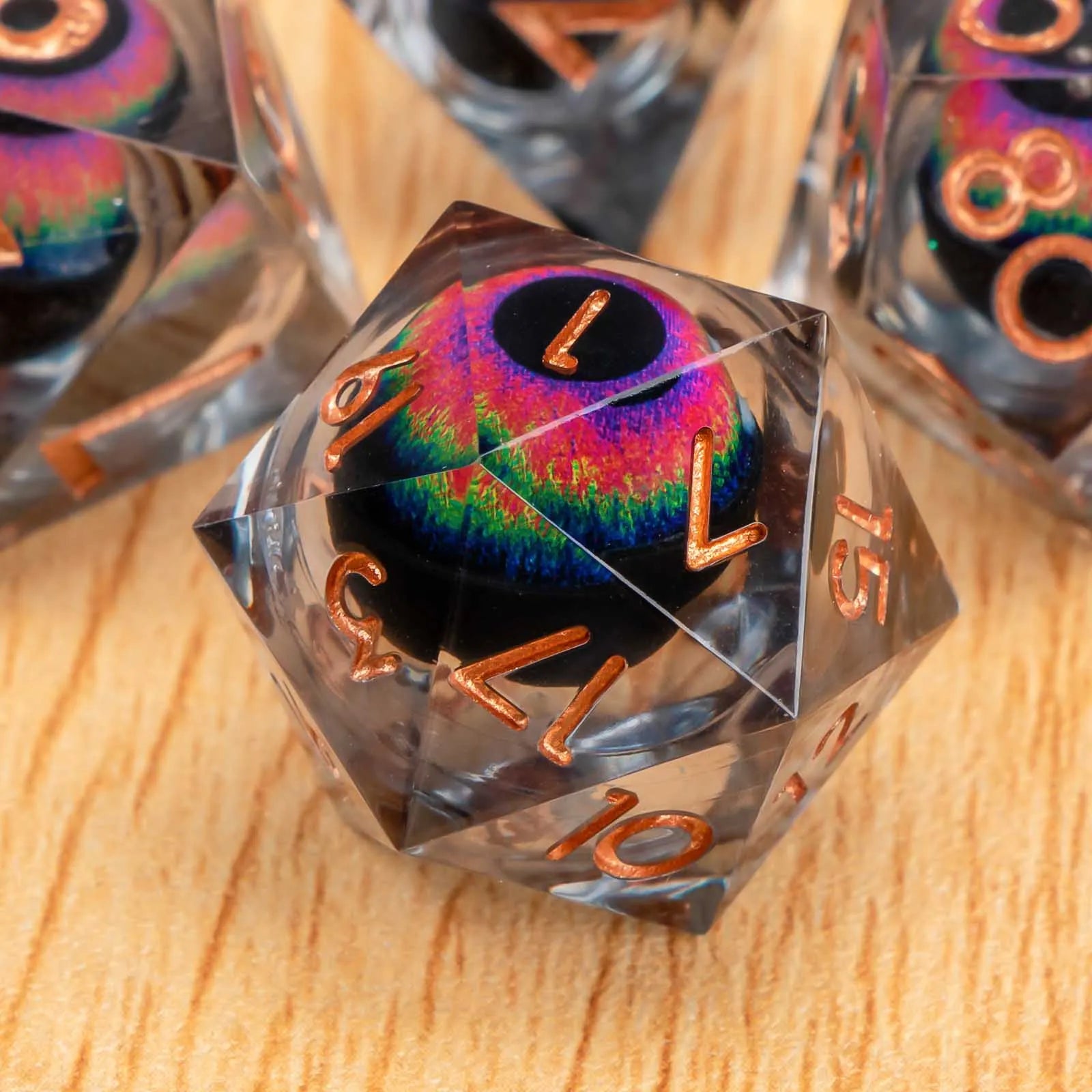 Shadewarden – Liquid‑Core 7‑Piece Dice Set