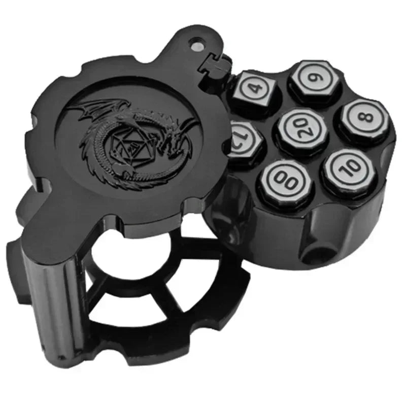 Stormcalling – Metal 7‑Piece Dice Set