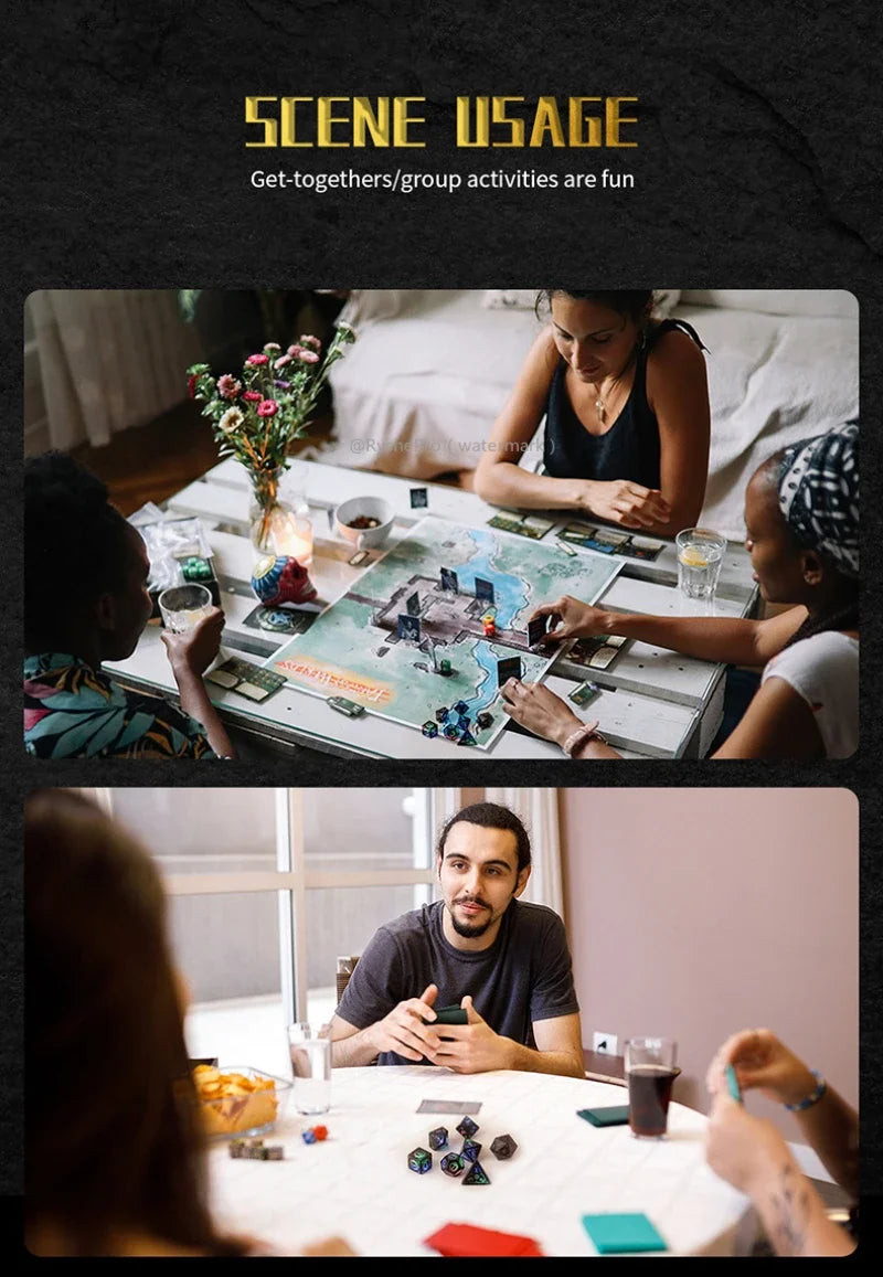 Eldritch Edge – 7‑Piece Dice Set