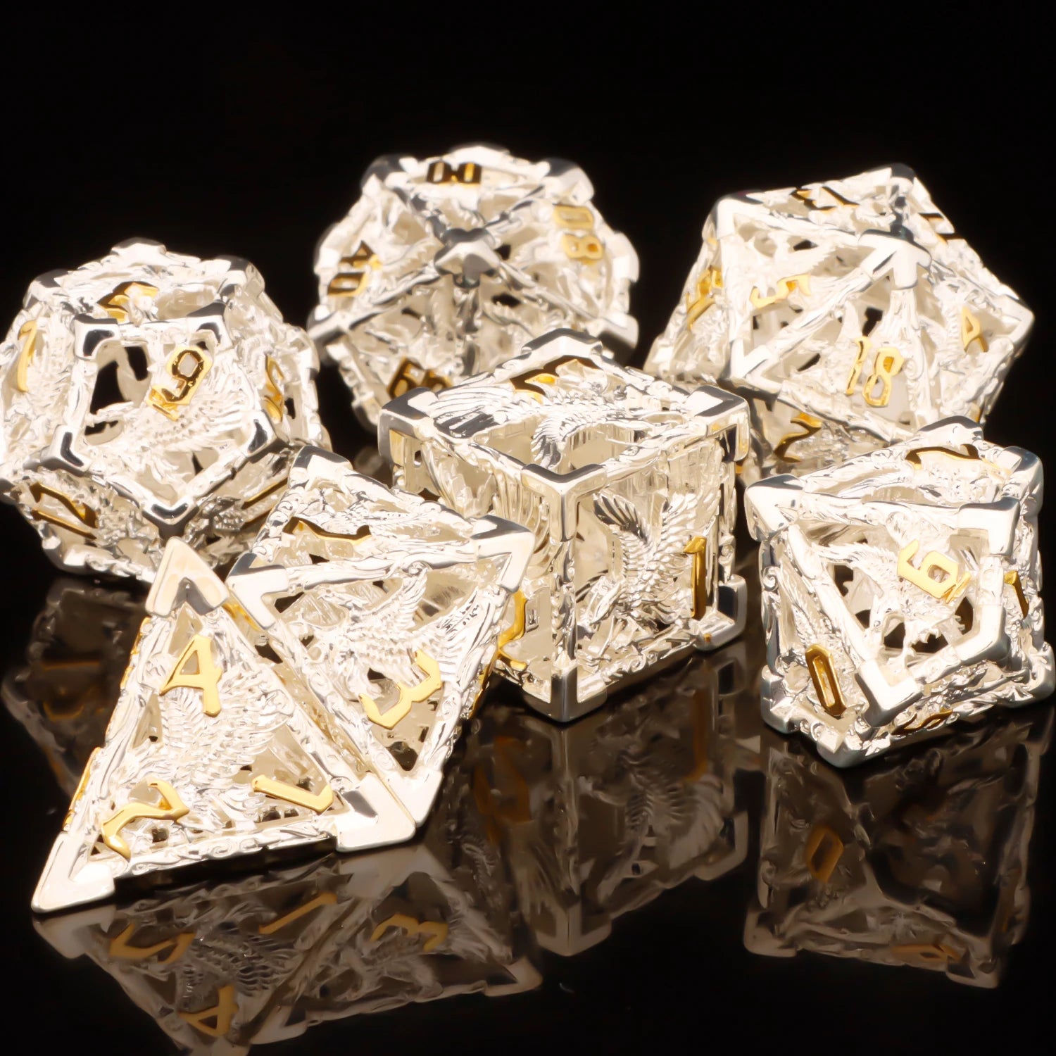 Shadewarden – Liquid‑Core 7‑Piece Dice Set