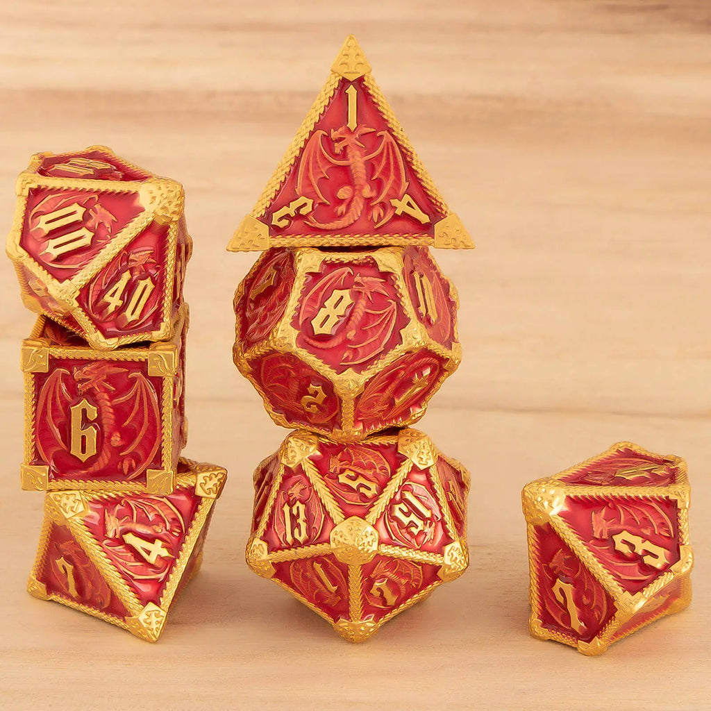 Ethereal Forge – 7‑Piece Dice Set