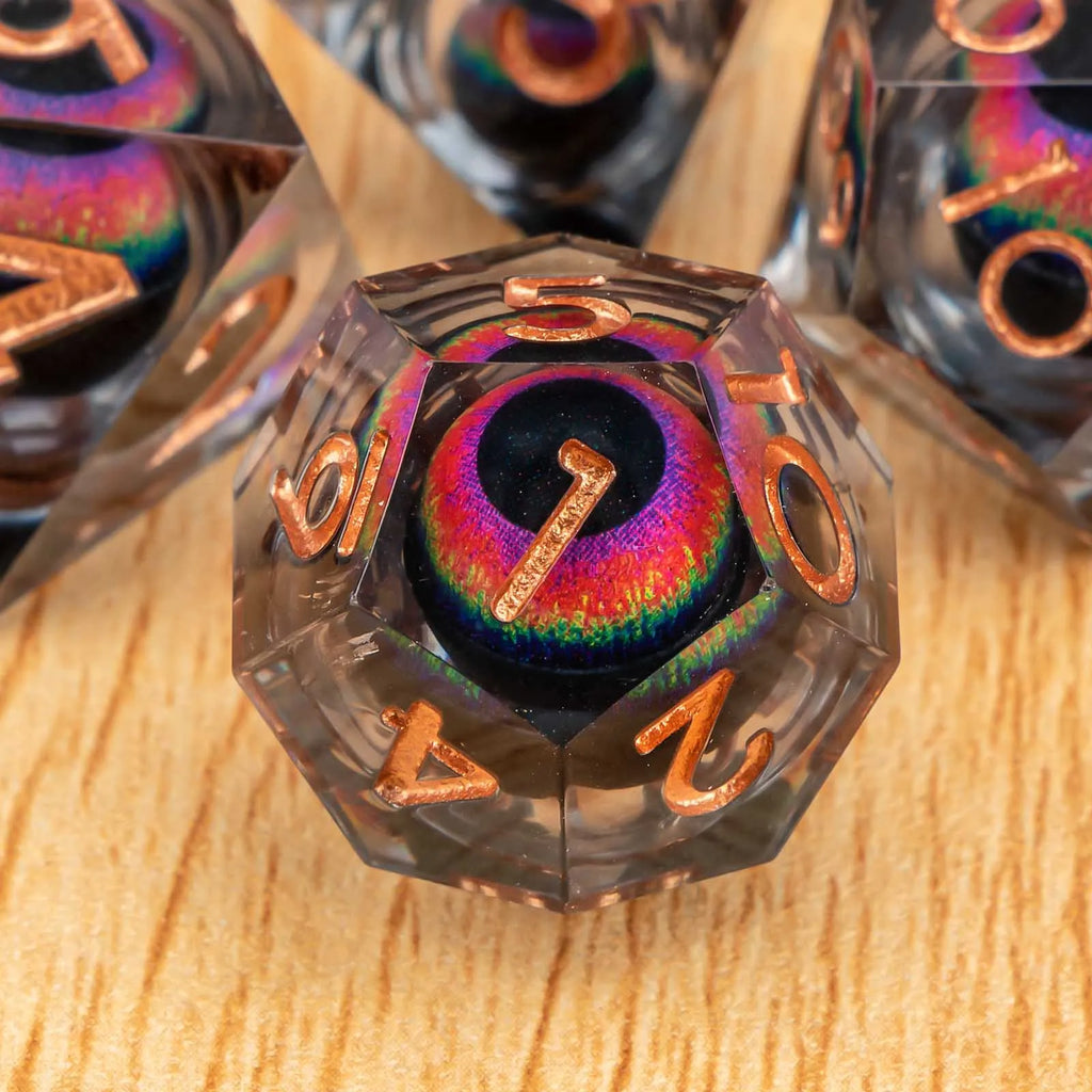 Shadewarden – Liquid‑Core 7‑Piece Dice Set