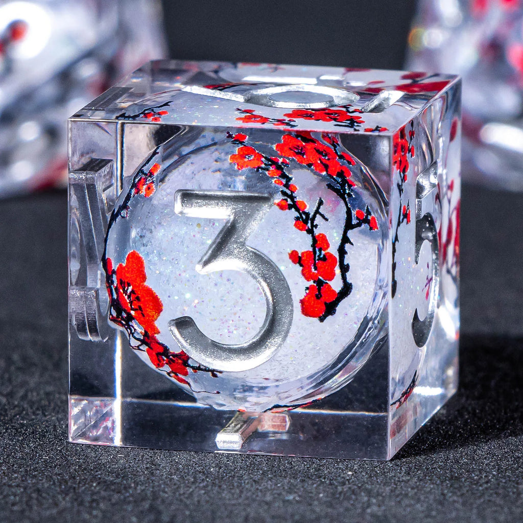 Voidwhisper – Liquid‑Core 7‑Piece Dice Set