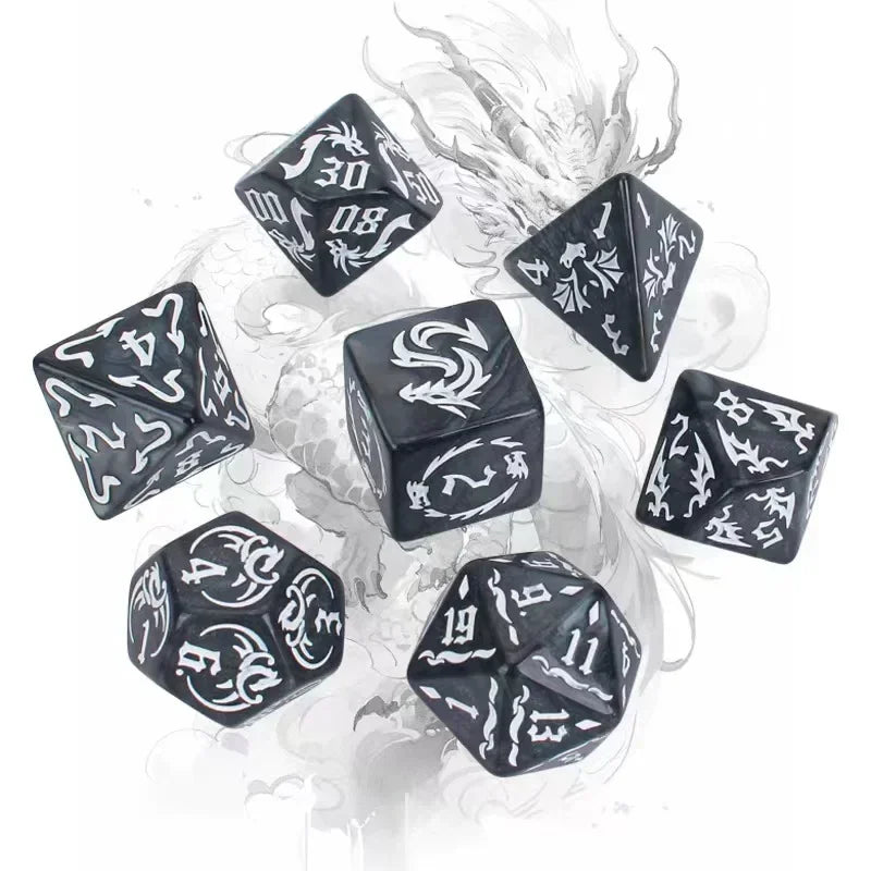 Ethereal Prism – 7‑Piece Dice Set