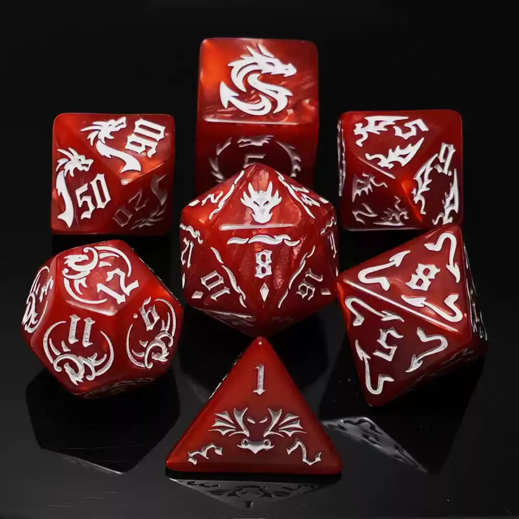 Ethereal Prism – 7‑Piece Dice Set