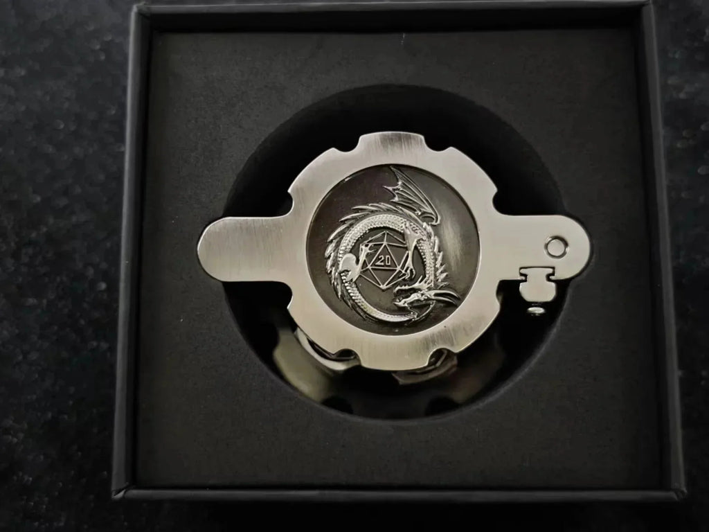 Stormcalling – Metal 7‑Piece Dice Set