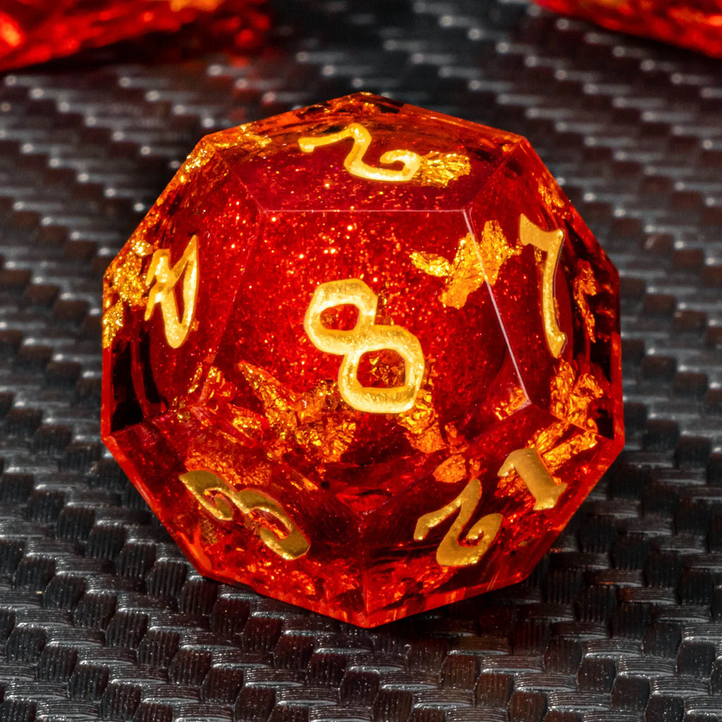 Shadowspire – Metal 7‑Piece Dice Set