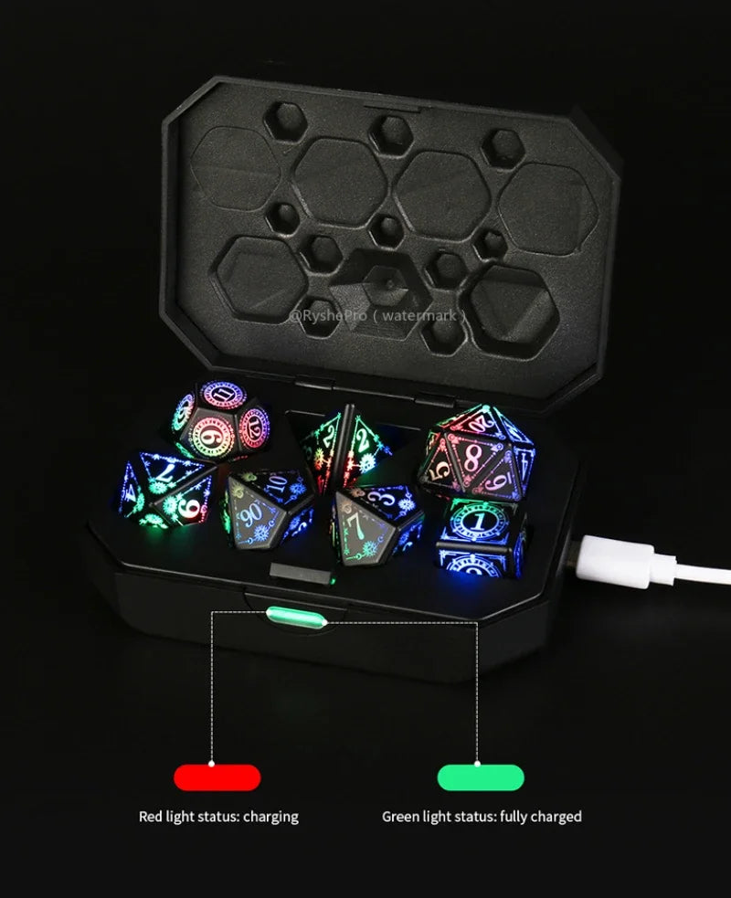 Eldritch Edge – 7‑Piece Dice Set