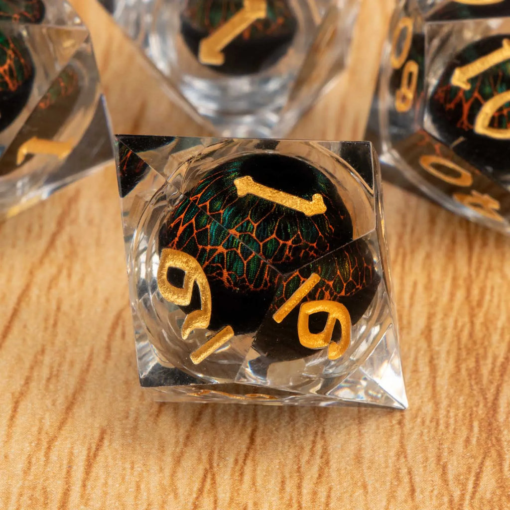 Shadewarden – Liquid‑Core 7‑Piece Dice Set