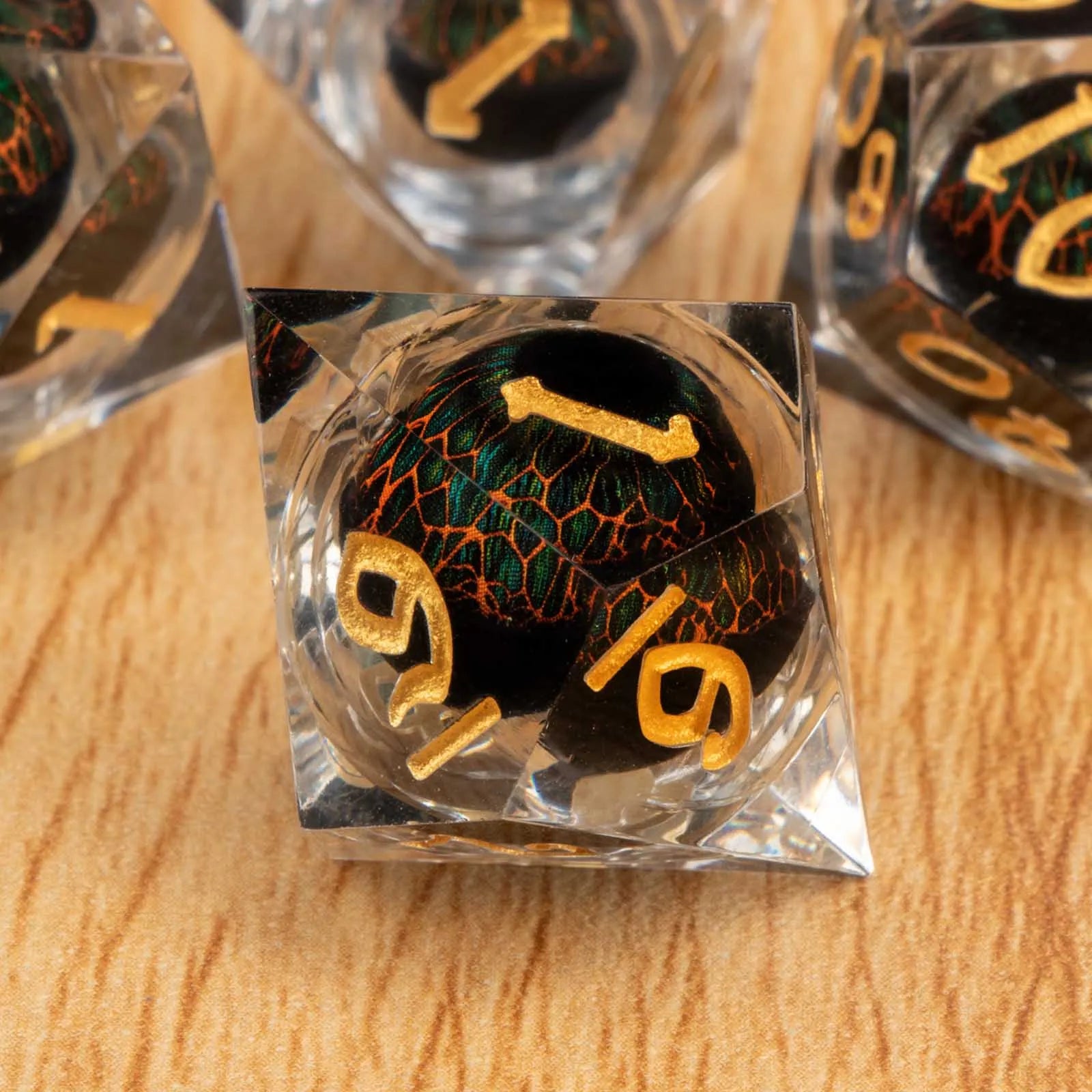 Shadewarden – Liquid‑Core 7‑Piece Dice Set