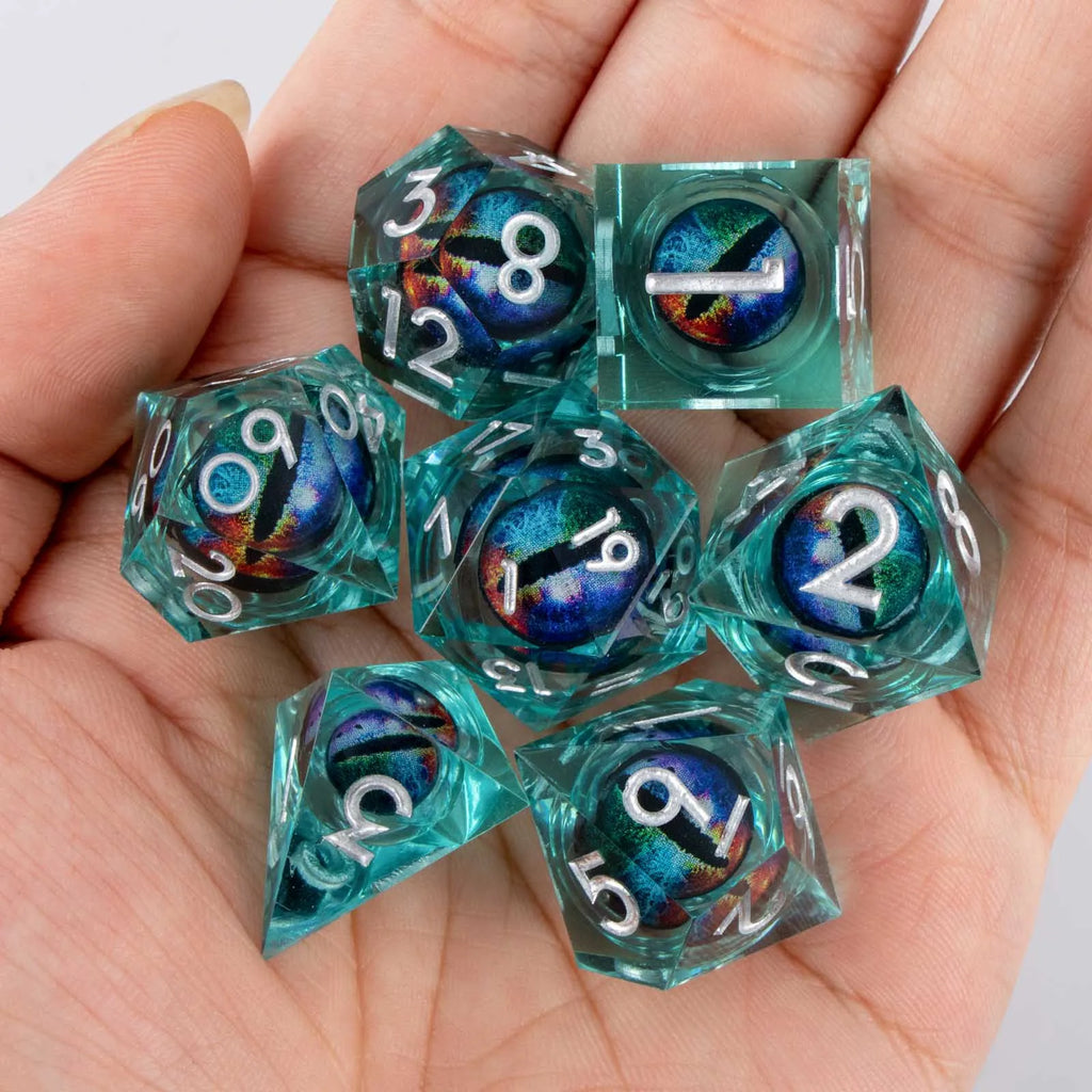 Shadewarden – Liquid‑Core 7‑Piece Dice Set