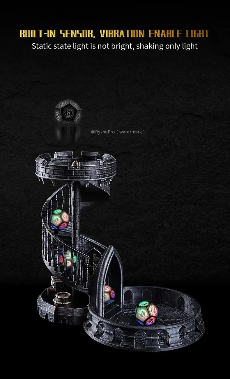 Eldritch Edge – 7‑Piece Dice Set