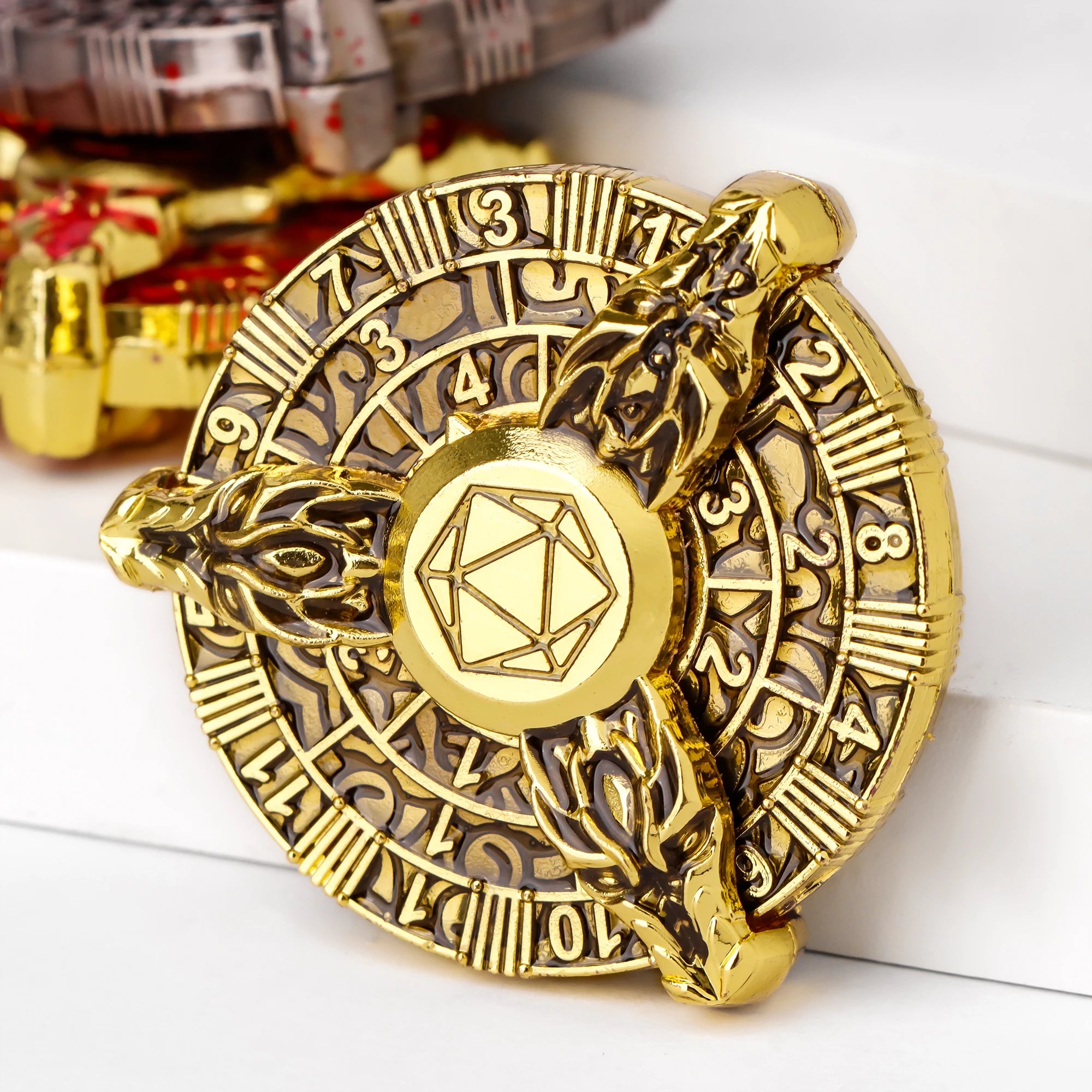 Golden Forge 7-in-1 Spinner Dice Set