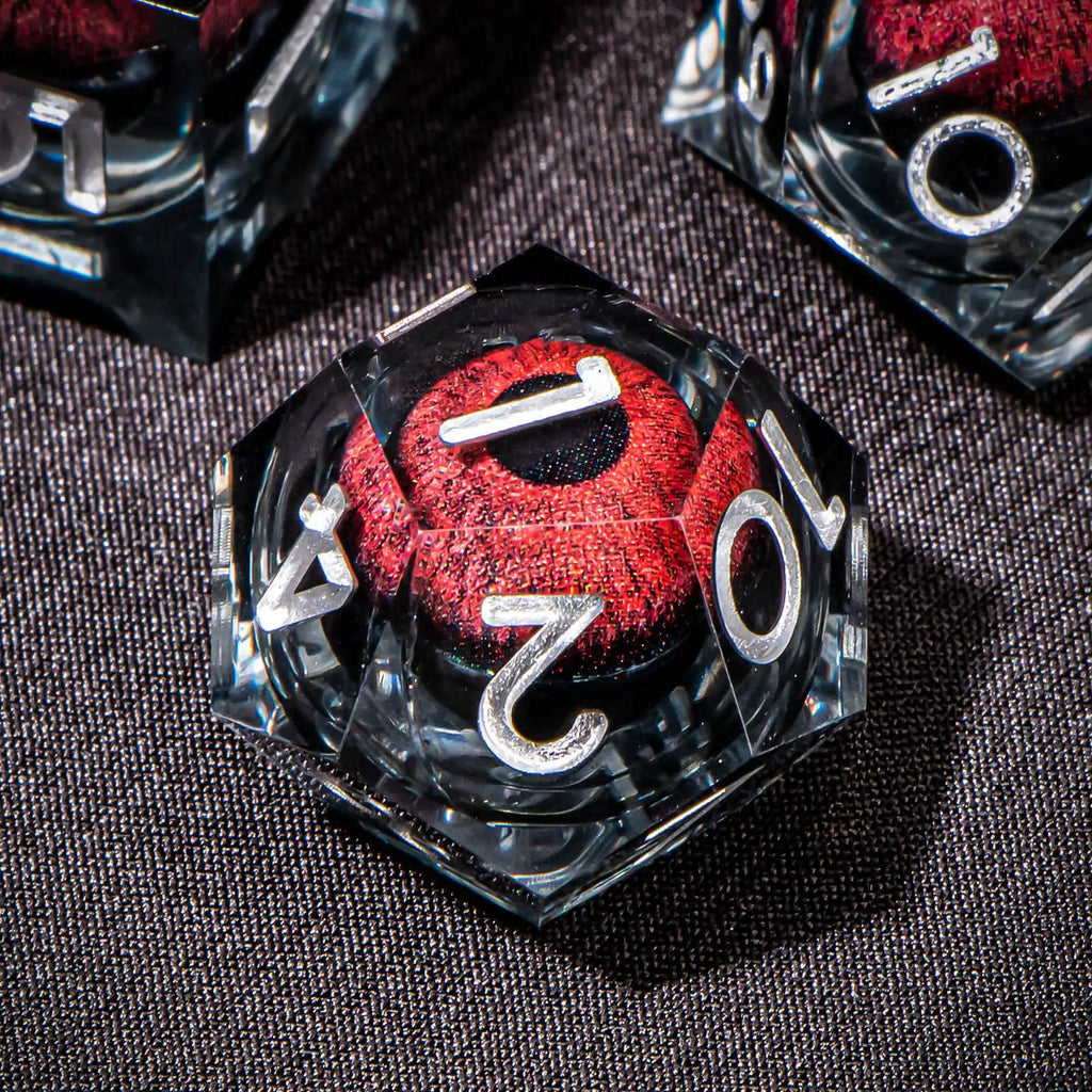 Shadowspire – Metal 7‑Piece Dice Set