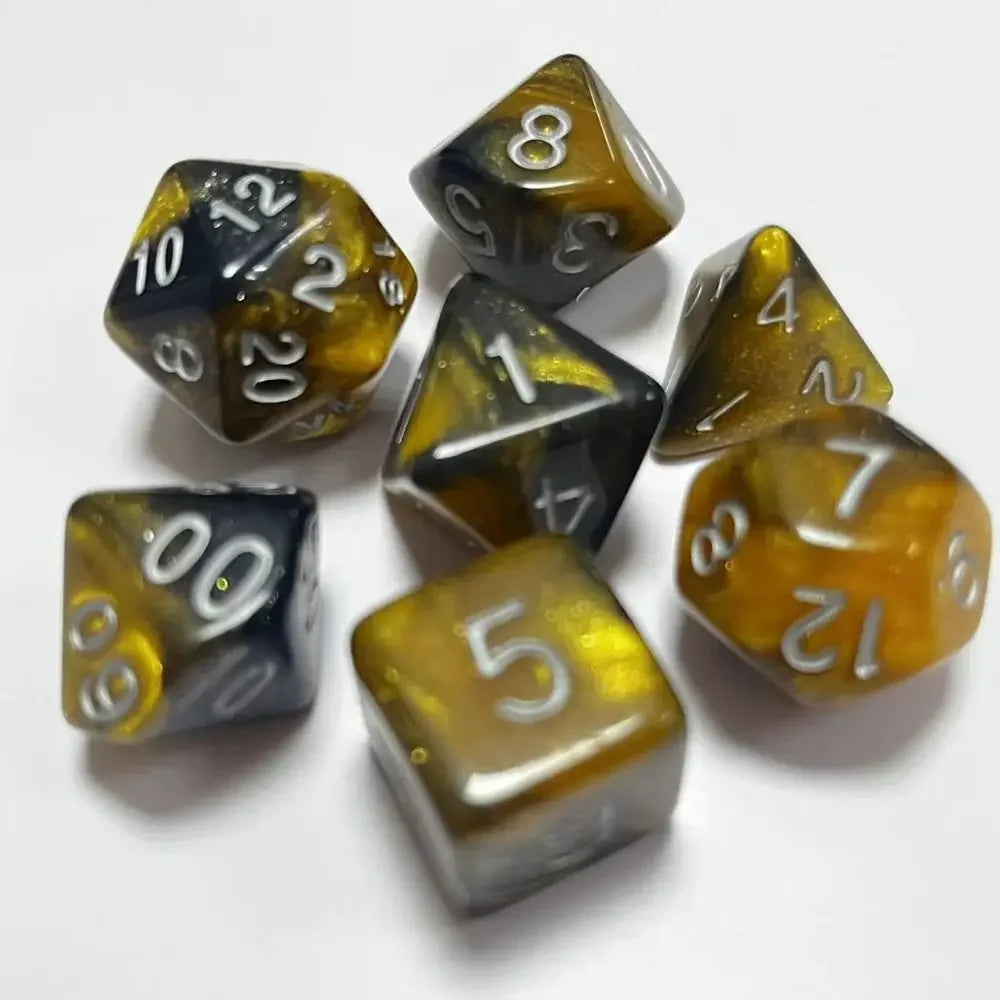 Infernal Aegis – 7‑Piece Dice Set