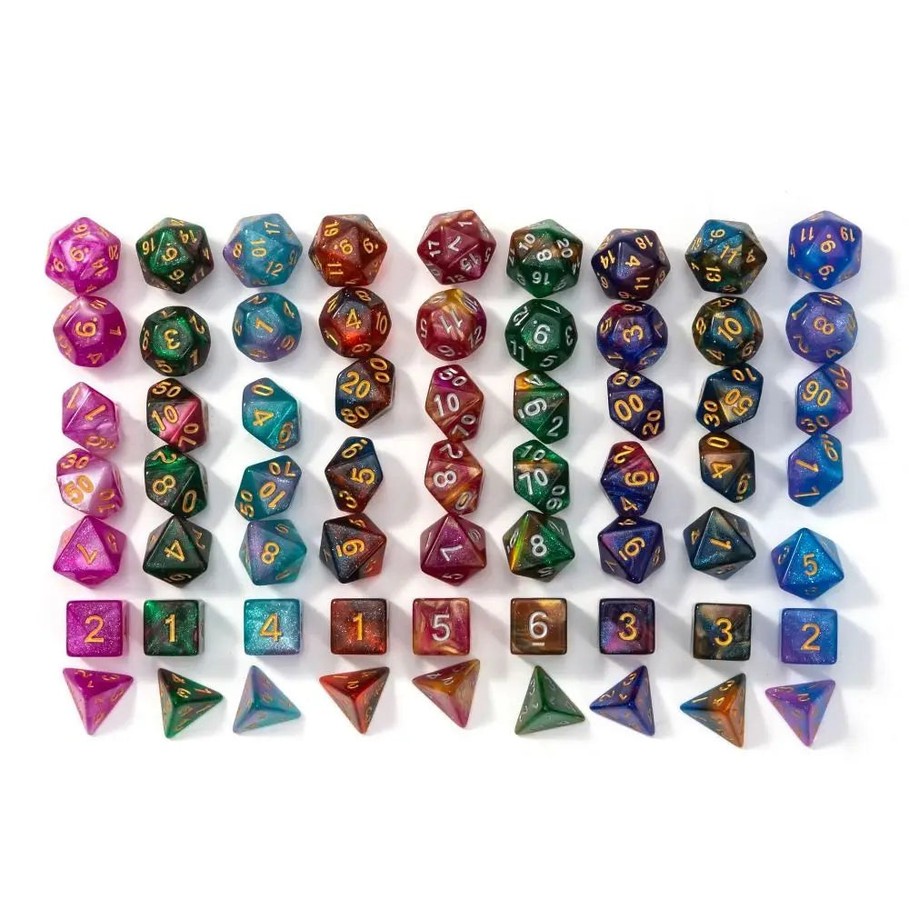 Infernal Aegis – 7‑Piece Dice Set