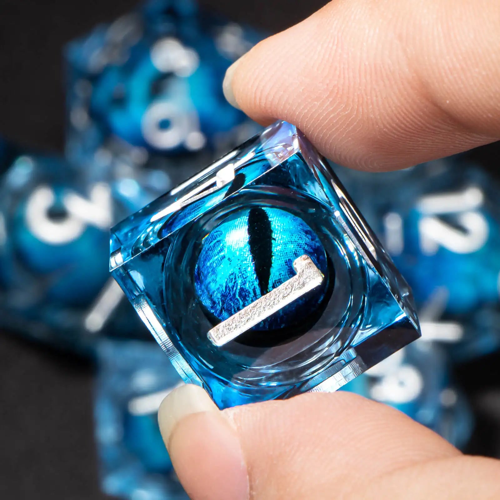 Shadewarden – Liquid‑Core 7‑Piece Dice Set