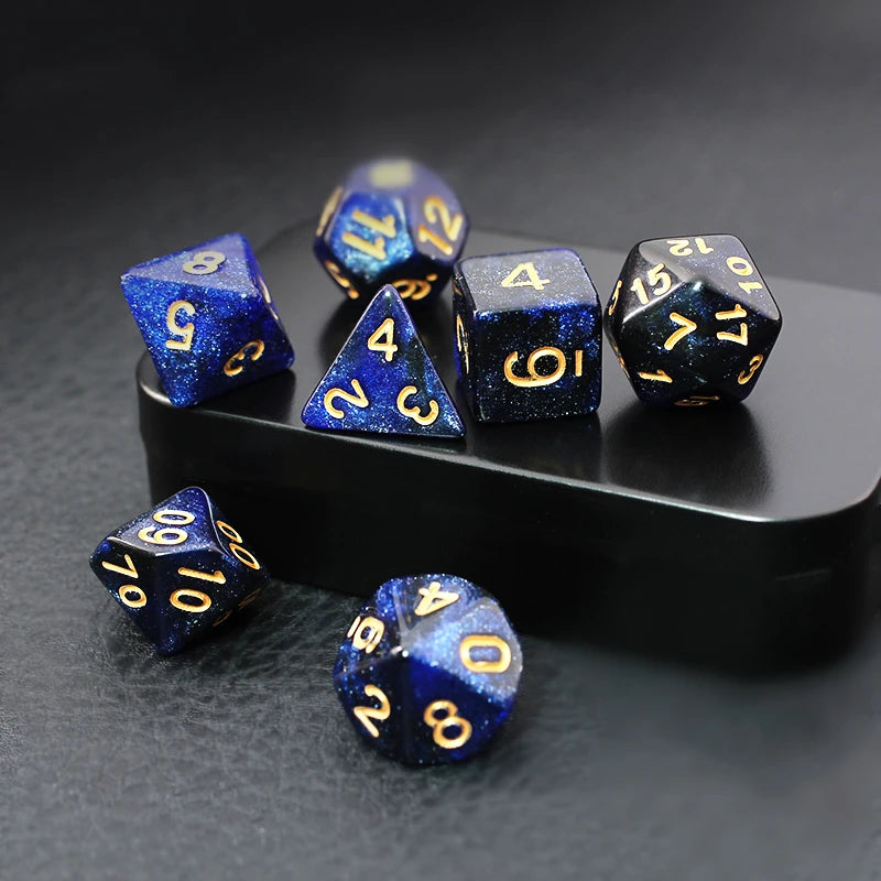 Ethereal Ward – 7‑Piece Dice Set