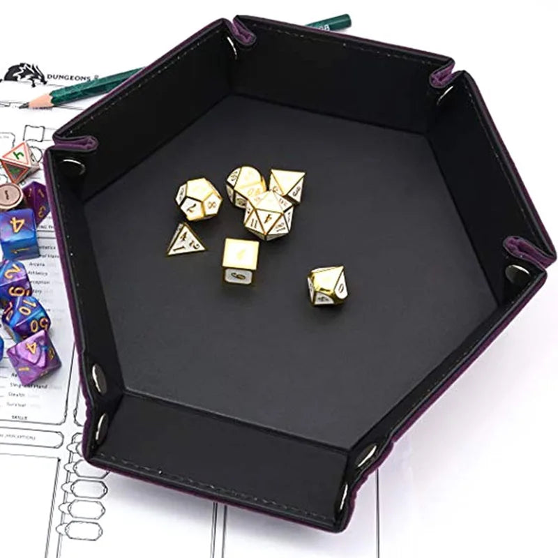 Arcane Crest – Folding Hex Dice Tray