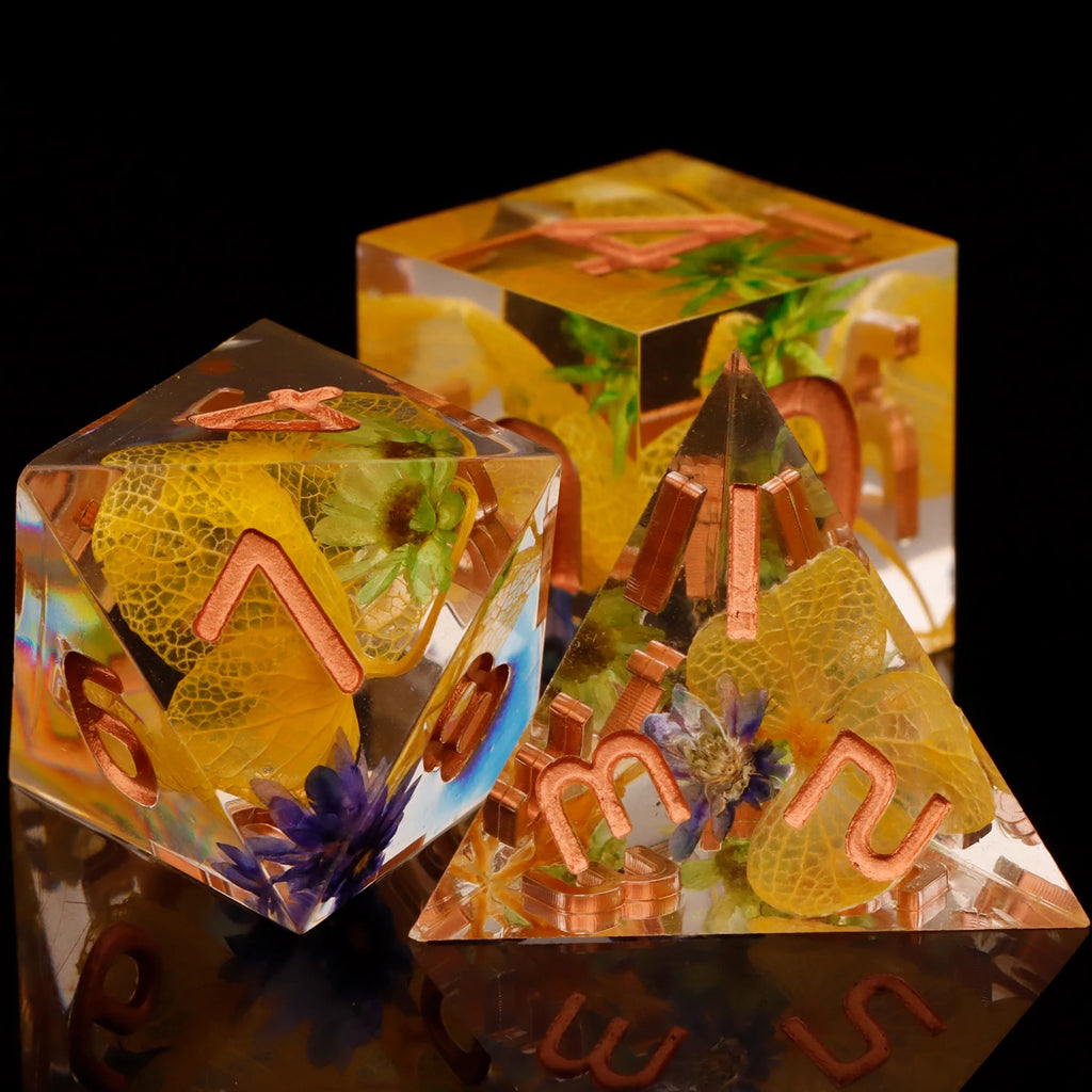 Shadewarden – Liquid‑Core 7‑Piece Dice Set