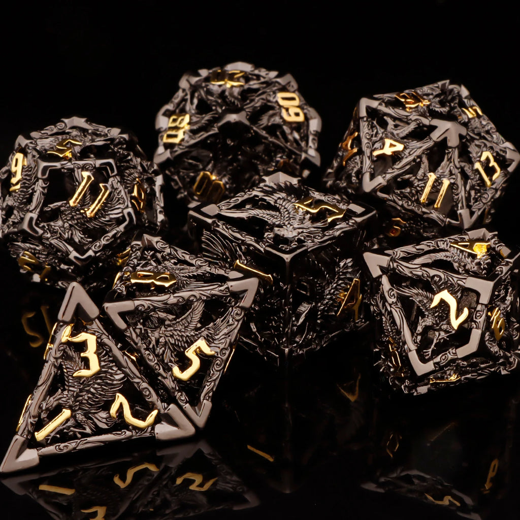 Shadewarden – Liquid‑Core 7‑Piece Dice Set