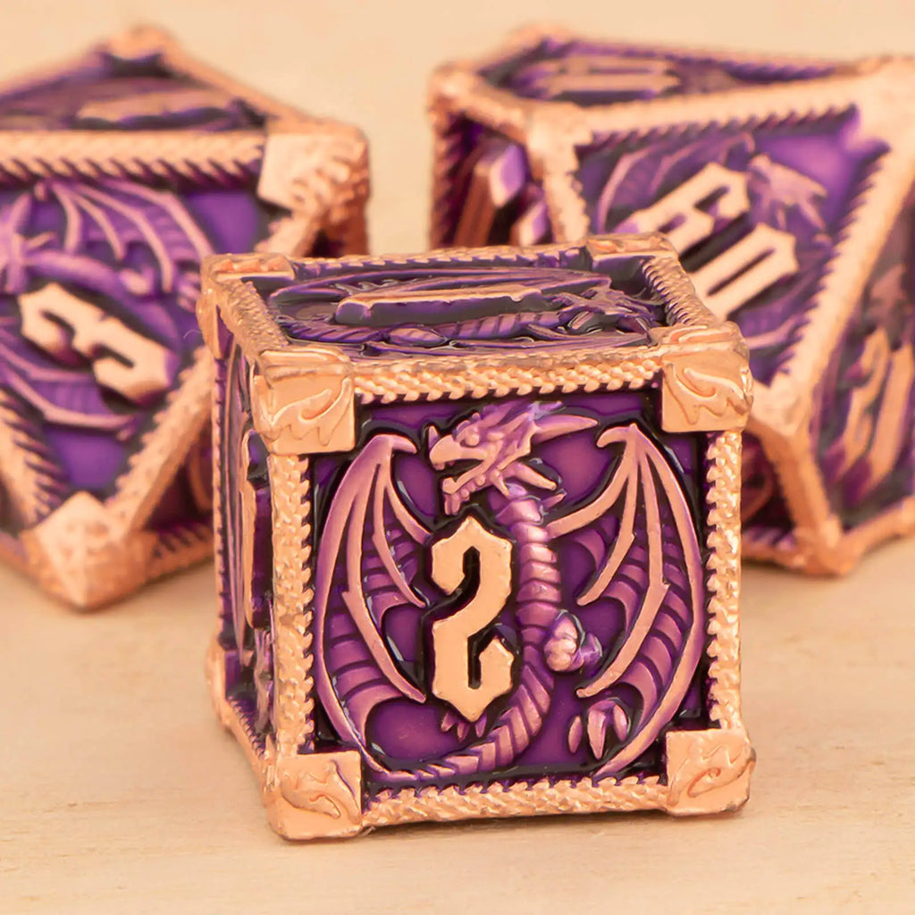 Ethereal Forge – 7‑Piece Dice Set