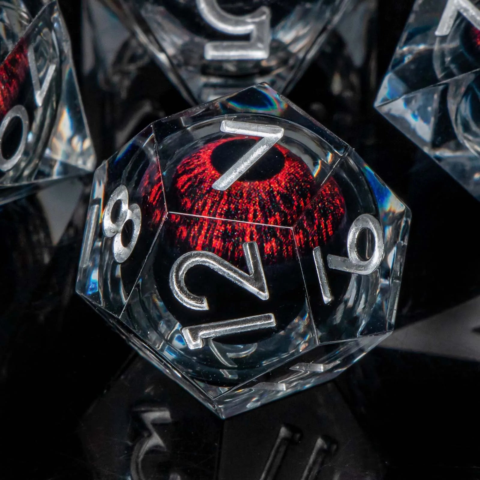 Shadewarden – Liquid‑Core 7‑Piece Dice Set