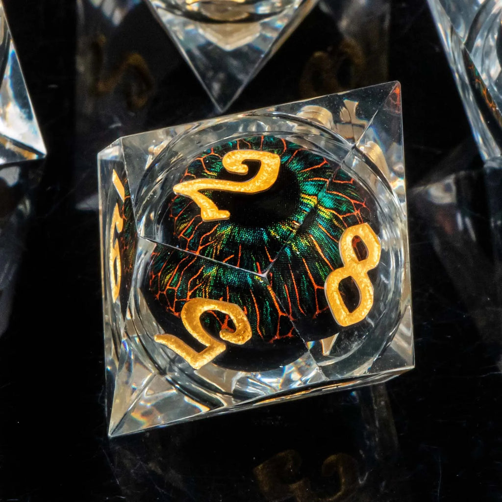 Shadewarden – Liquid‑Core 7‑Piece Dice Set