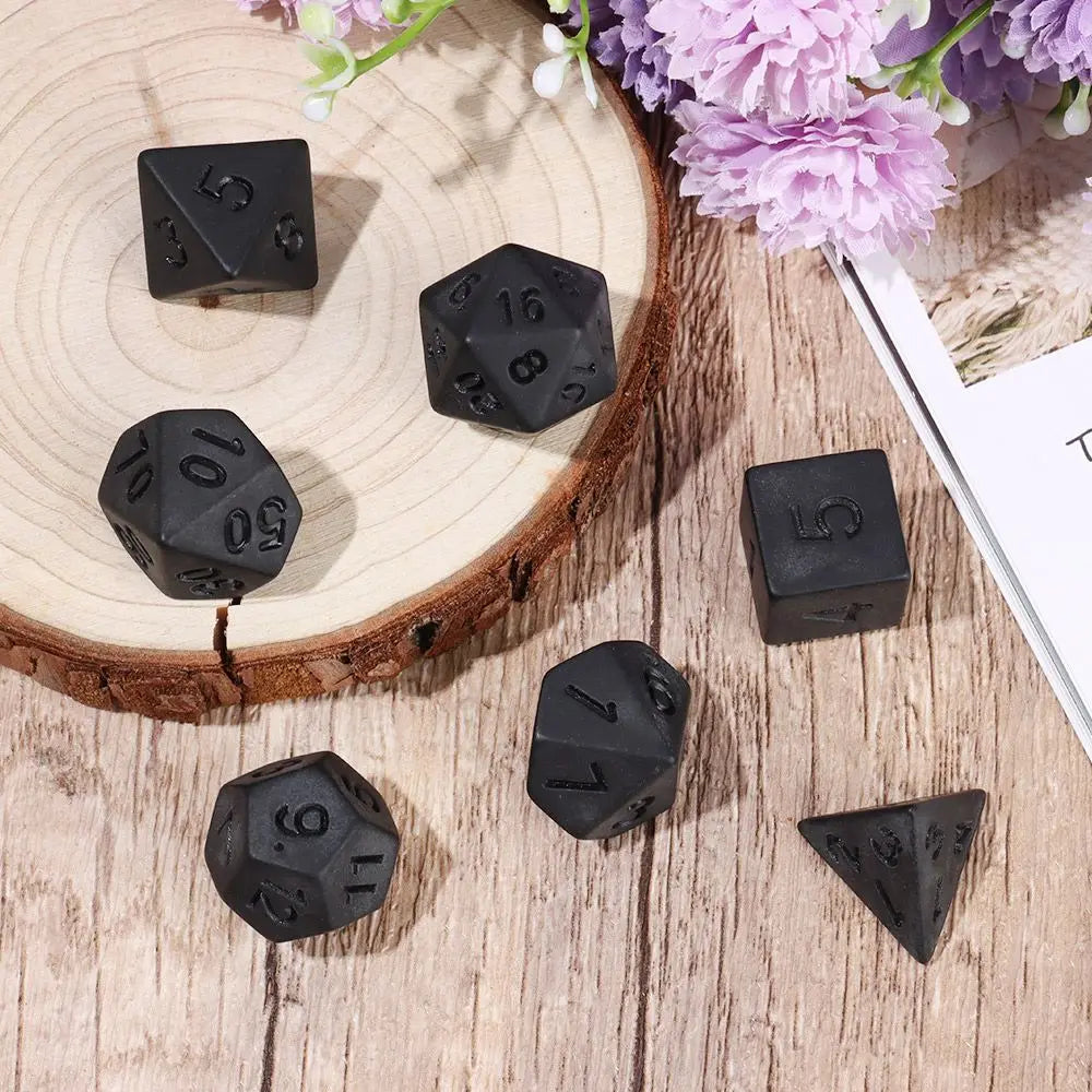 Arcane Veil – 7‑Piece Dice Set
